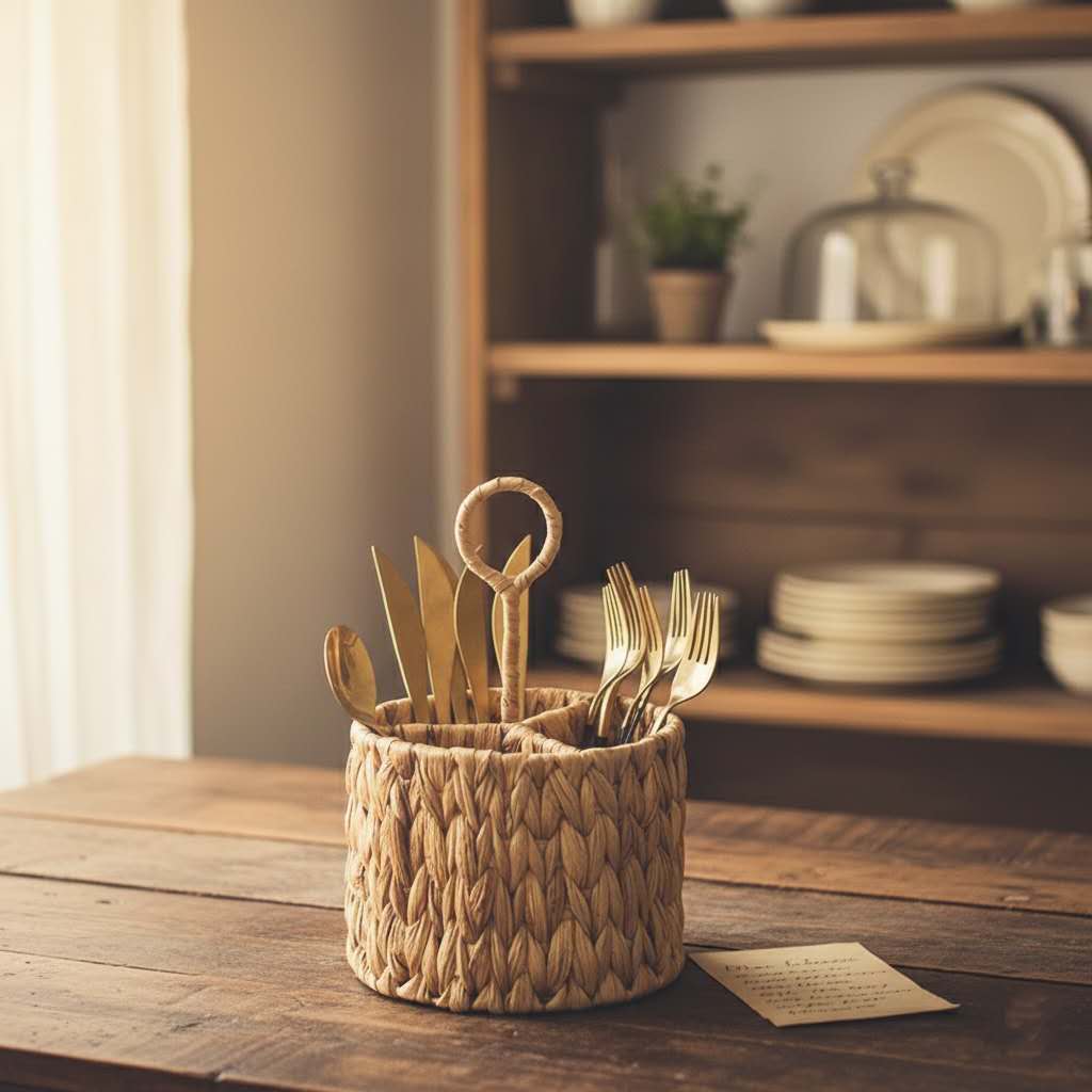 The Heritage Divided Cutlery Caddy