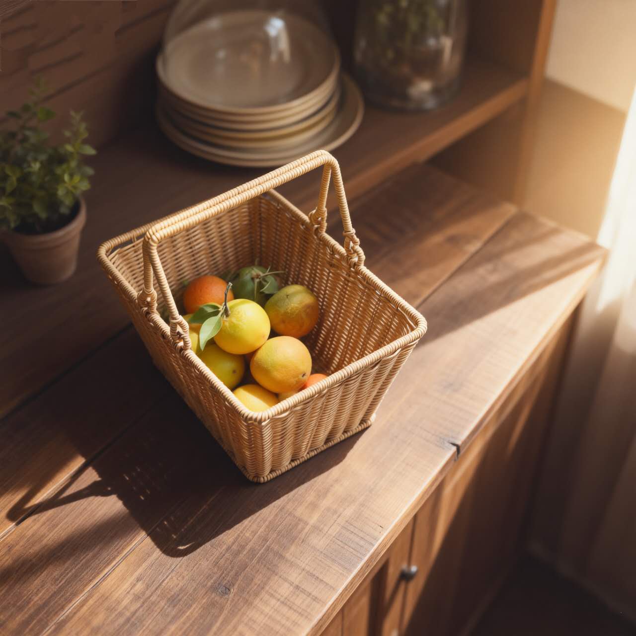 The Heritage Woven Harvest Basket