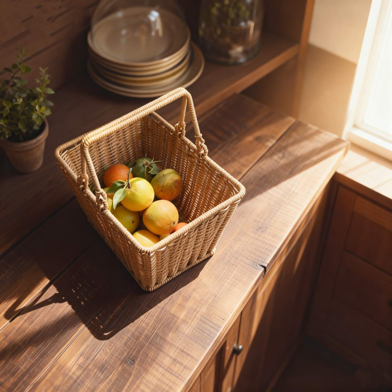 The Heritage Woven Harvest Basket
