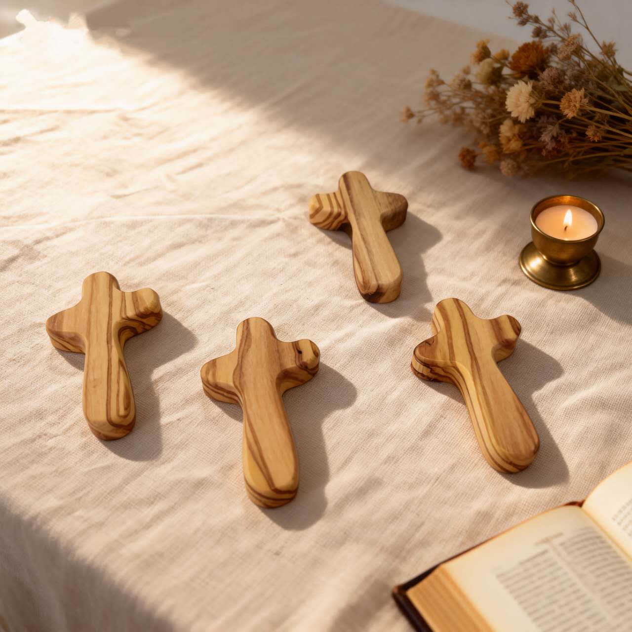 Personalized Hand-Held Prayer Cross: A Legacy of Quiet Strength