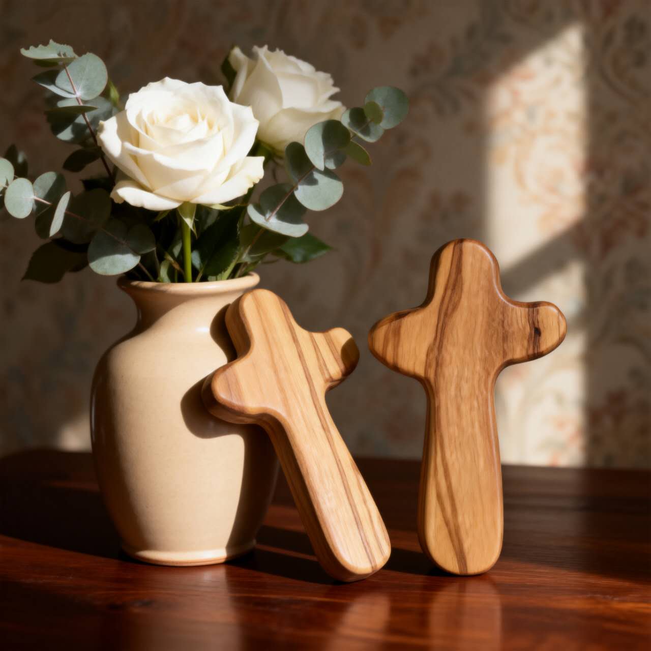 Personalized Hand-Held Prayer Cross: A Legacy of Quiet Strength