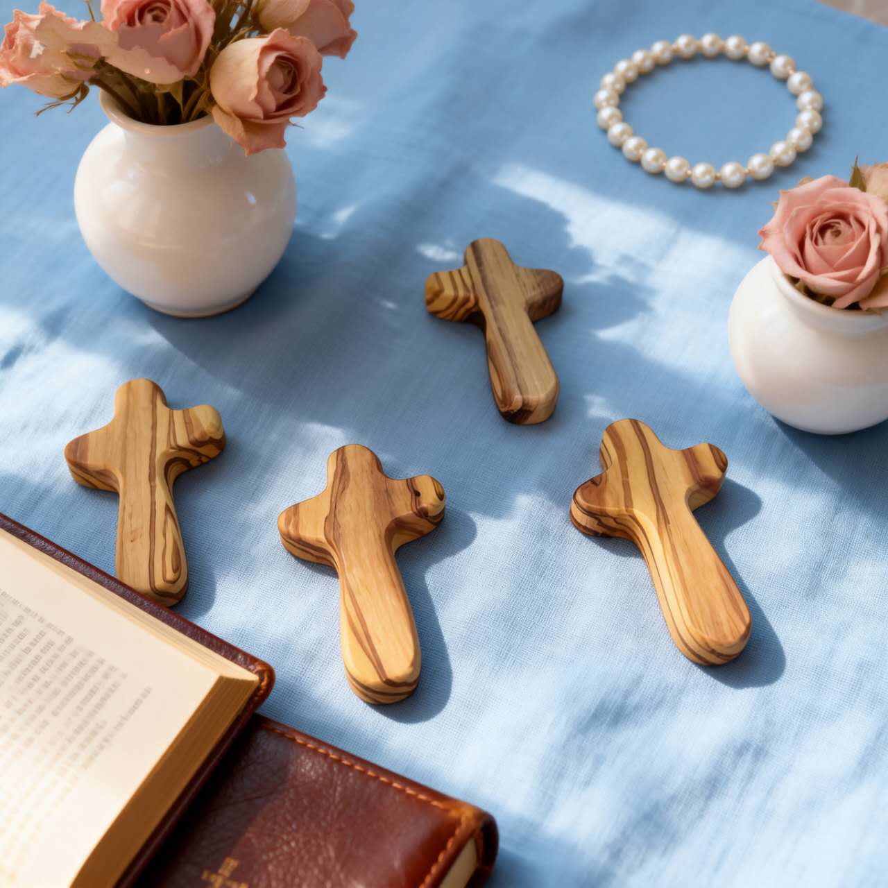 Personalized Hand-Held Prayer Cross: A Legacy of Quiet Strength