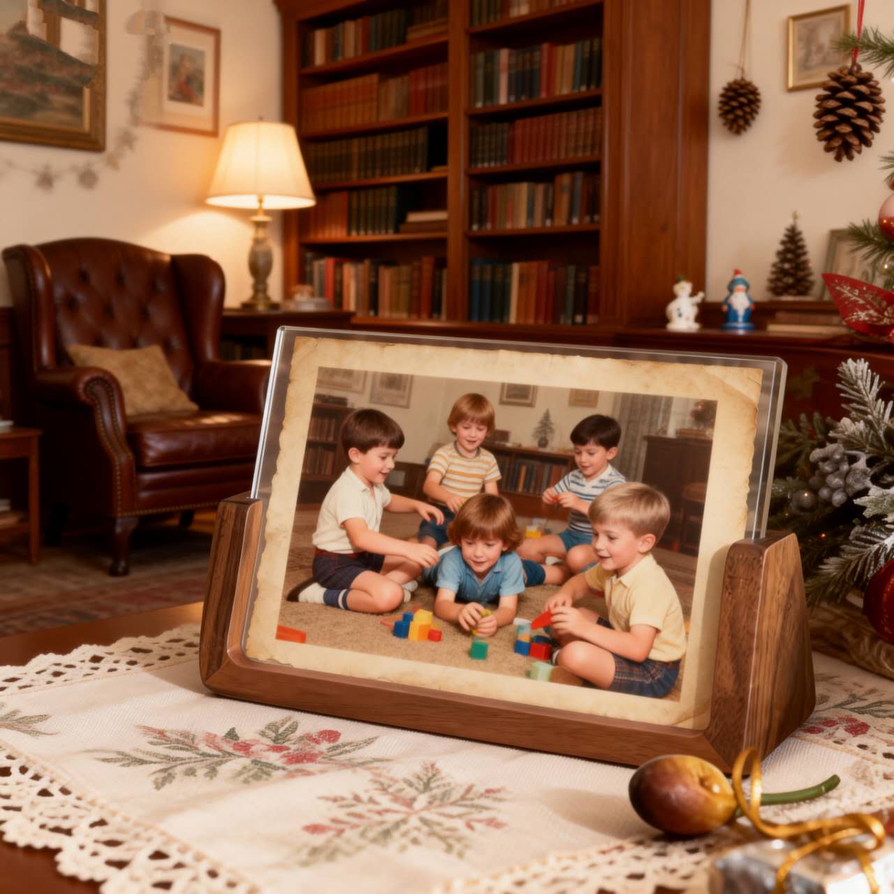 The Heritage Heart-Bound Photo Display
