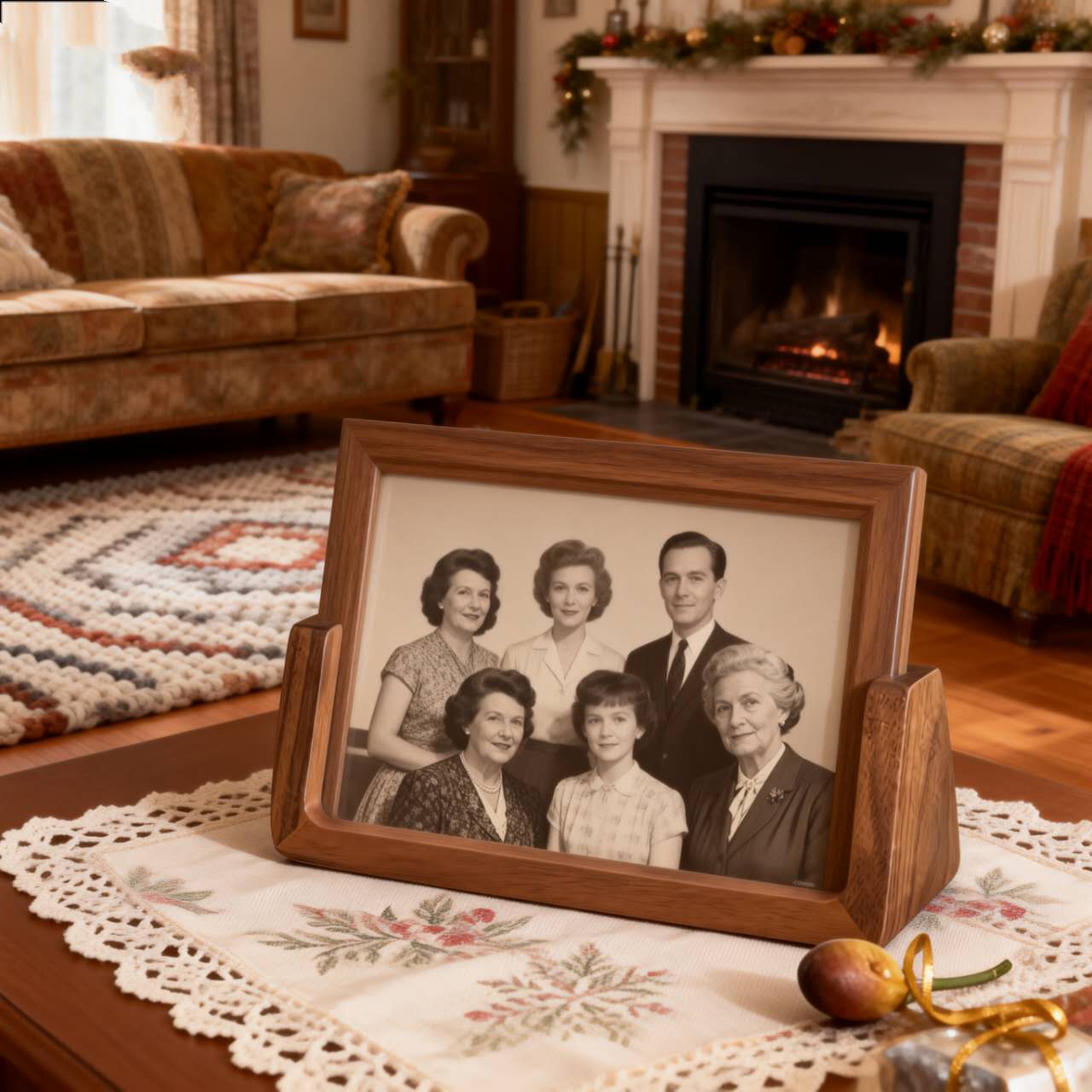 The Heritage Heart-Bound Photo Display