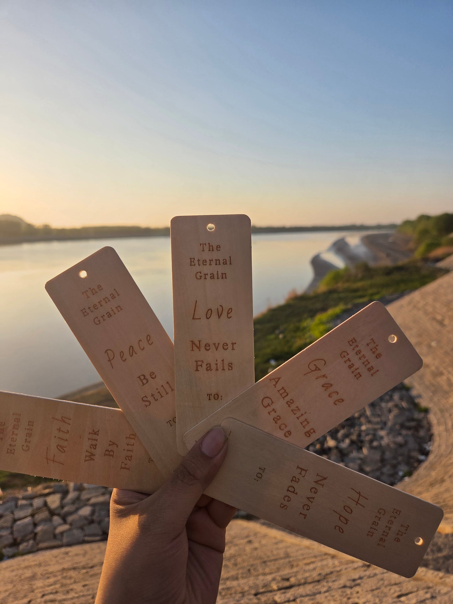 Hand-Carved Prayer Cross Gift Set (7-Piece Faith Kit)